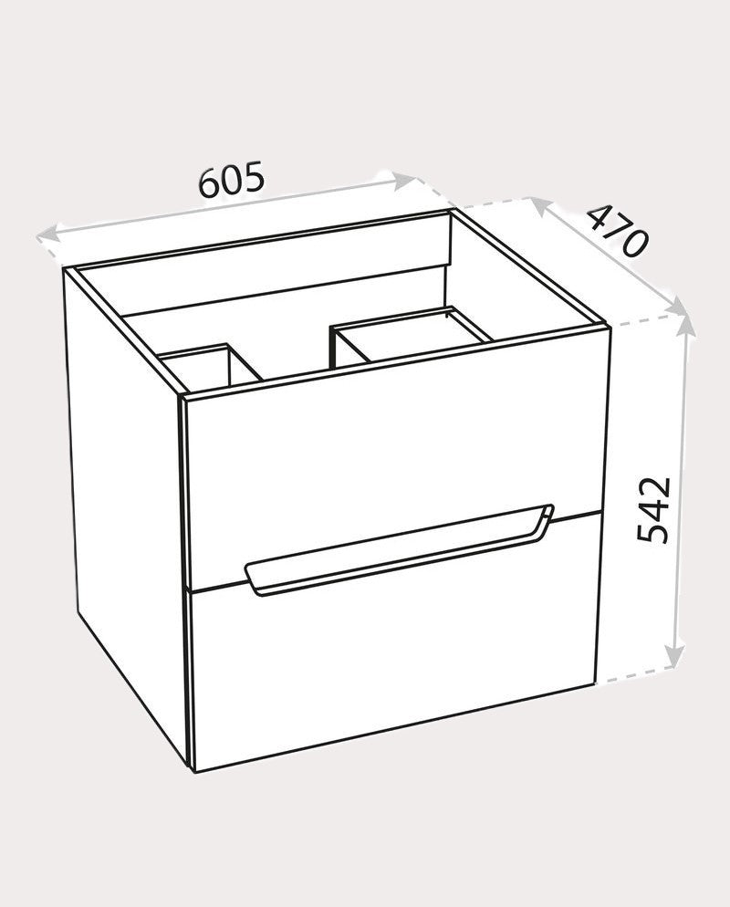 Armoire murale Kansas 600 white