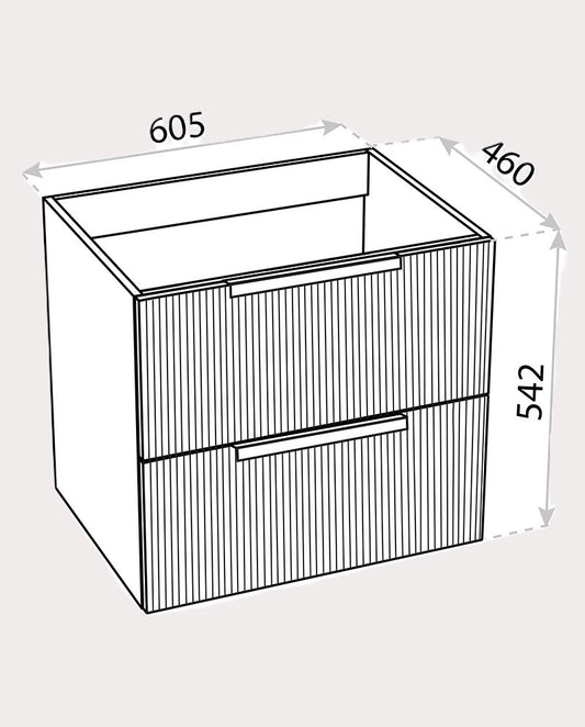 Armoire murale Oklahoma 600 Bleu