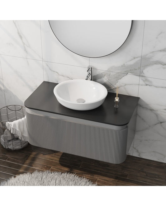 Armoire murale avec plateau Vermont Grey 1000