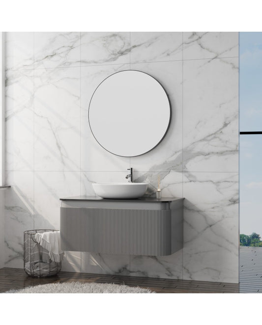Armoire murale avec plateau Vermont Grey 1000